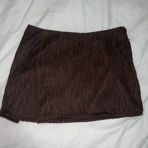 Brown Princess Polly Mini Skirt